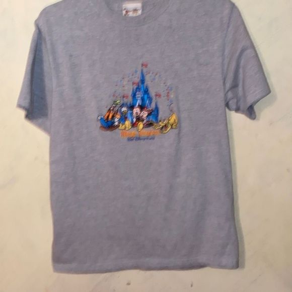 Walt Disney World Magic Kingdom Embroidered mickey & friends XL tshirt - Picture 1 of 7